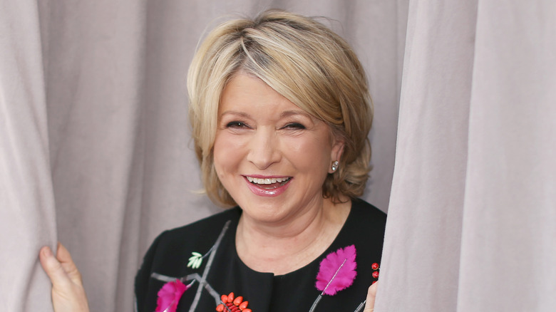 Martha Stewart laughing