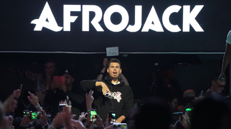 Afrojack performing 