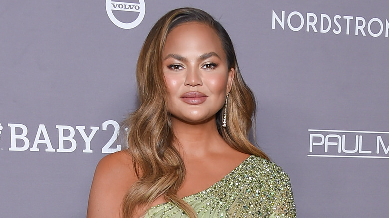 Chrissy Teigen at an event 