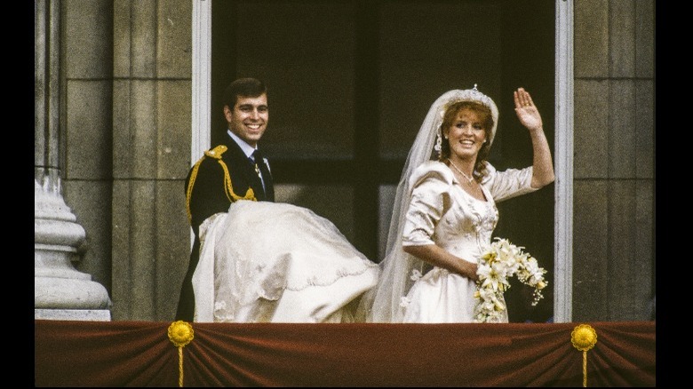 Sarah Ferguson Prince Andrew wedding day