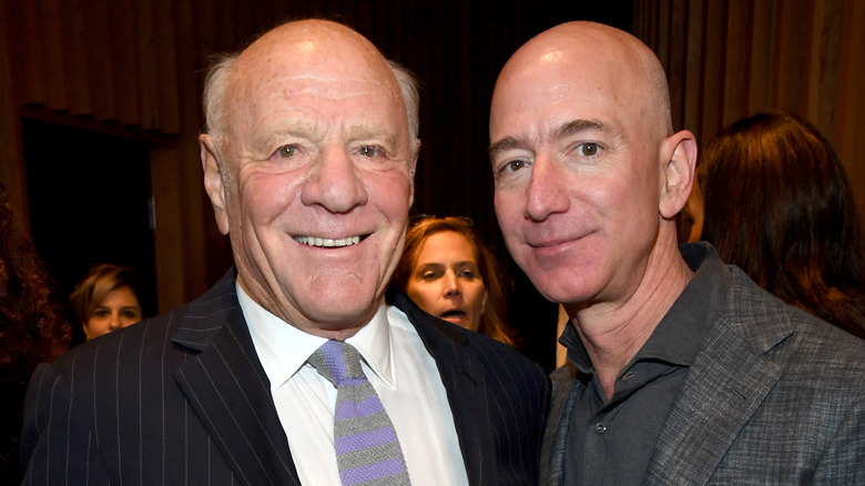 Barry Diller and Jeff Bezos smiling