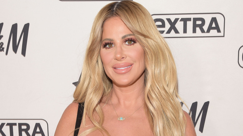 Kim Zolciak smiling in close-up