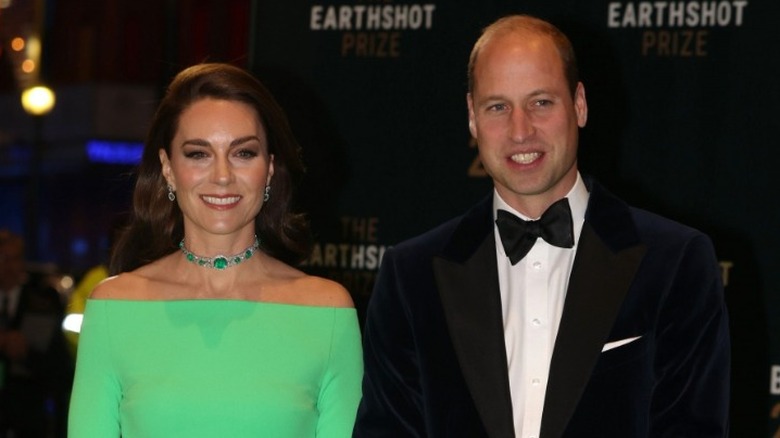 Kate Middleton and Prince William smiling