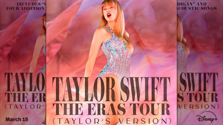 Taylor Swift Eras Tour advertisement