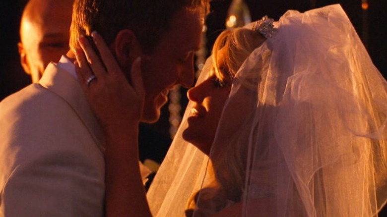 Kim Zolciak-Biermann and Kroy Biermann at their wedding