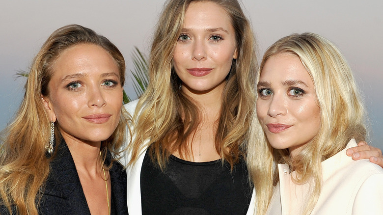 Mary-Kate, Ashley and Elizabeth Olsen