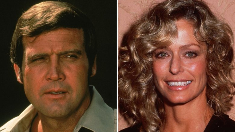 Lee Majors and Farrah Fawcett