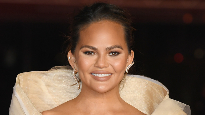 Chrissy Teigen smiling