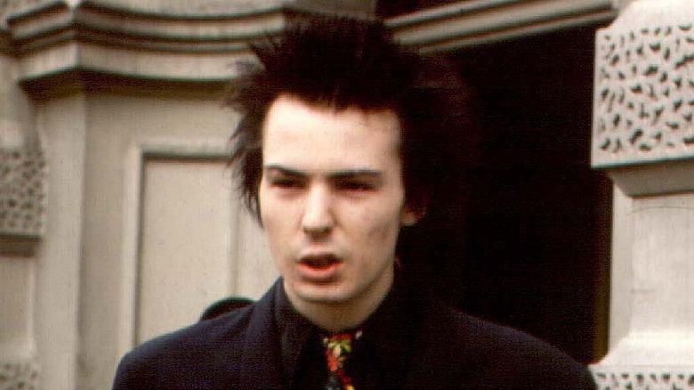 Sid Vicious with black hair