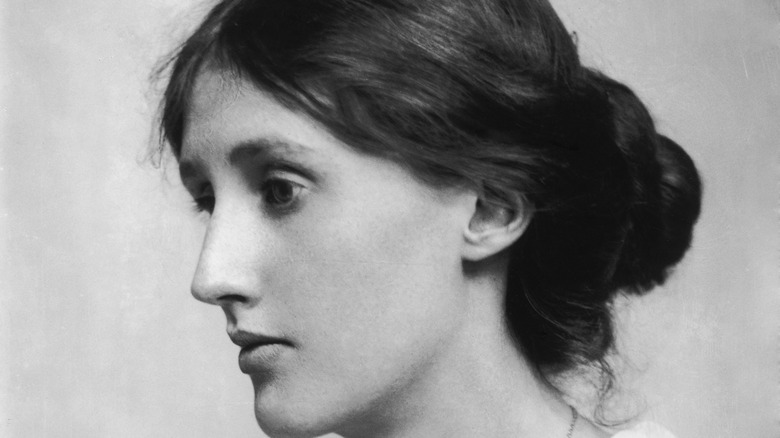 Virginia Woolf with a bun