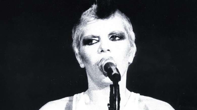 Wendy O. Williams with short hair