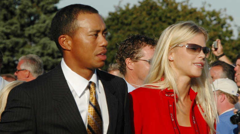 Tiger Woods and Elin Nordegren 