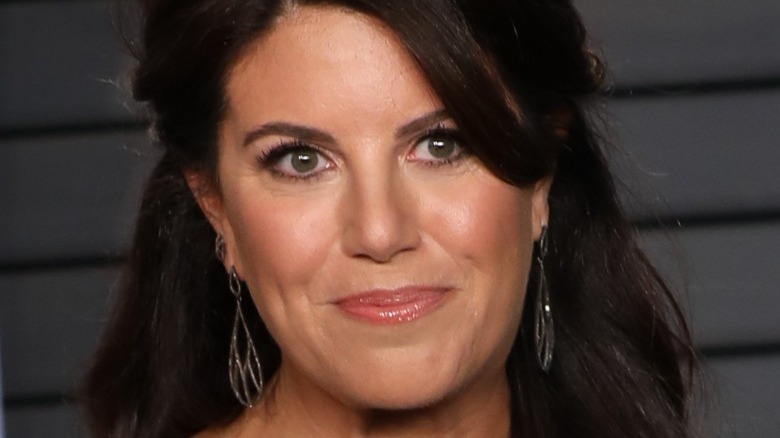 Monica Lewinsky half smiling