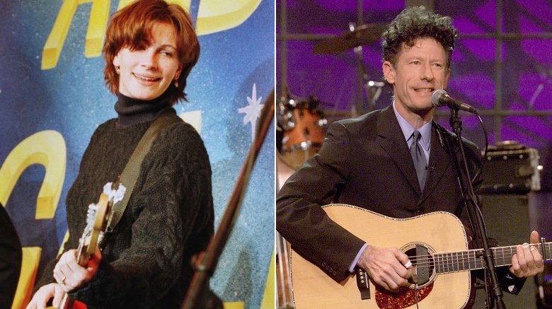 Julia Roberts and Lyle Lovett