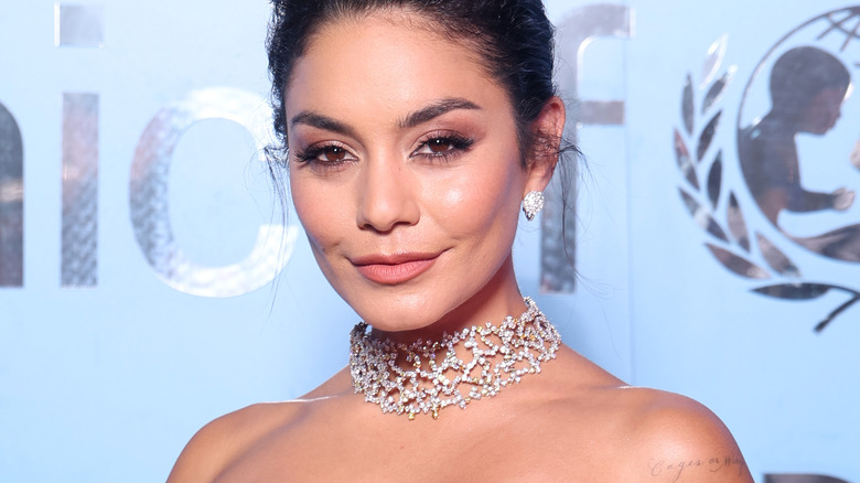 Vanessa Hudgens pouting in jewels