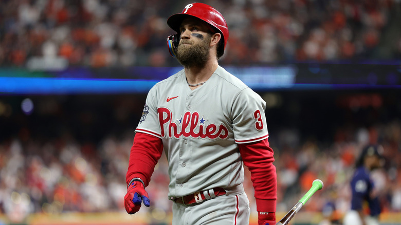 Bryce Harper playing for the Philadelphia Phillies