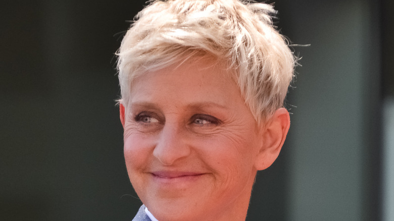 Ellen DeGeneres smiling