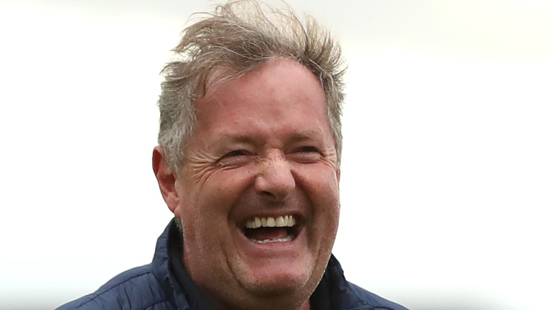 Piers morgan laughing