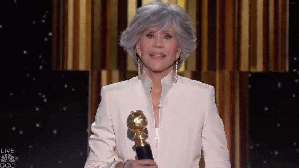 Jane Fonda at Golden Globes