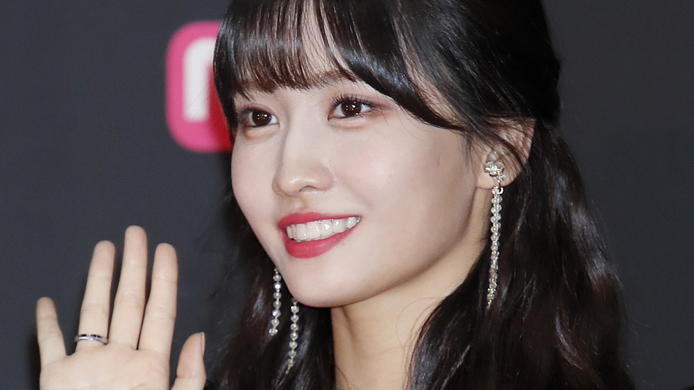 Momo of Twice at 2018 Mnet Music Awards Fans' Choice