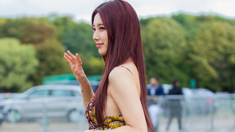 Bae Suzy at Paris Fashion Week in 2020