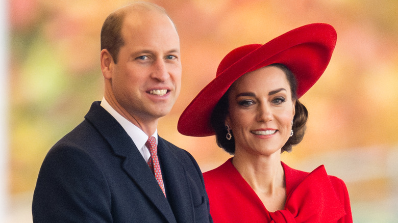 Prince William and Kate Middleton smiling