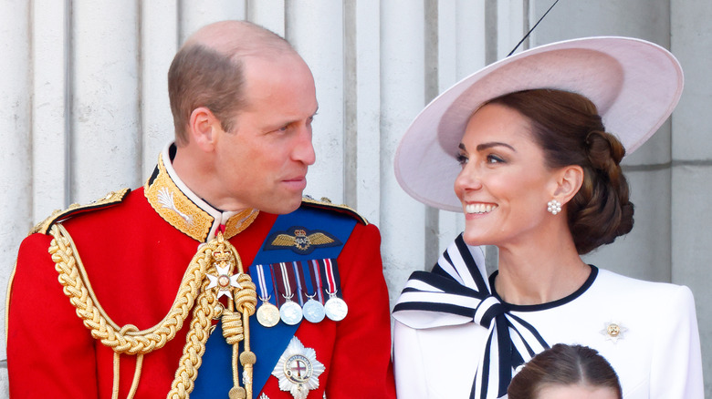 Prince William and Kate Middleton smiling