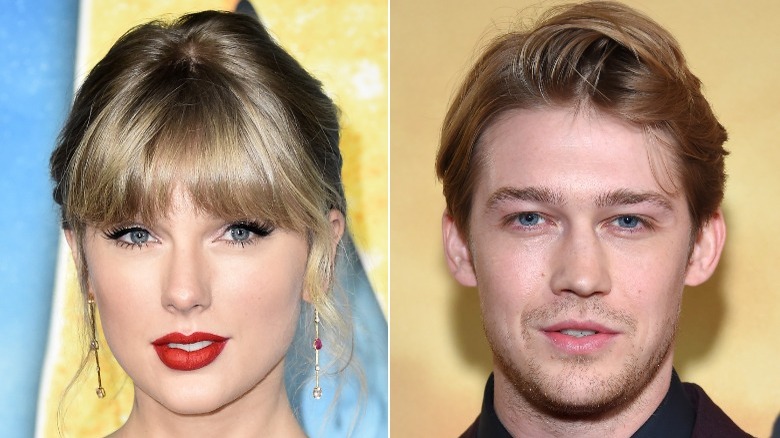 Taylor Swift and Joe Alwyn image split