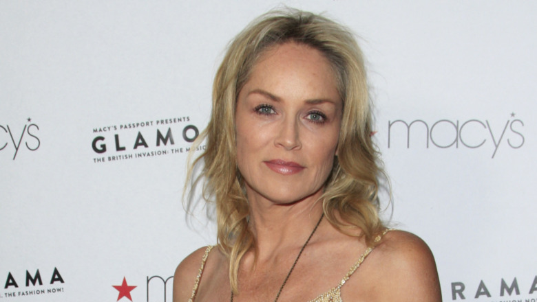 Sharon Stone bare neck