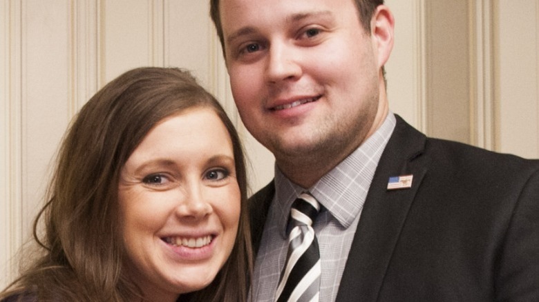 Anna and Josh Duggar at a formal event