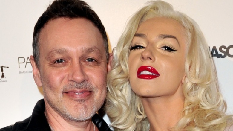 Courtney Stodden and Doug Hutchison on the red carpet