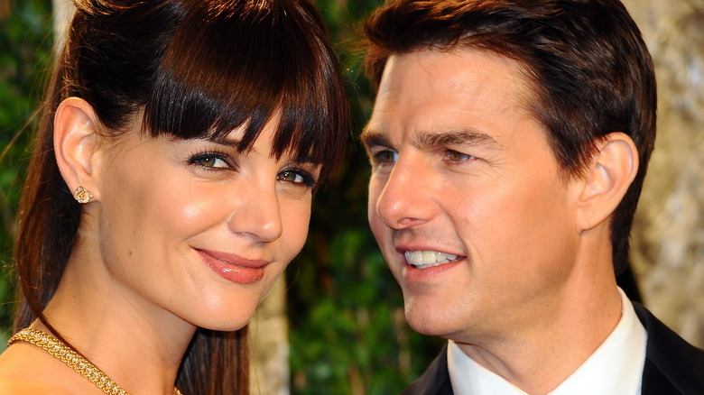 Katie Holmes and Tom Cruise happy together