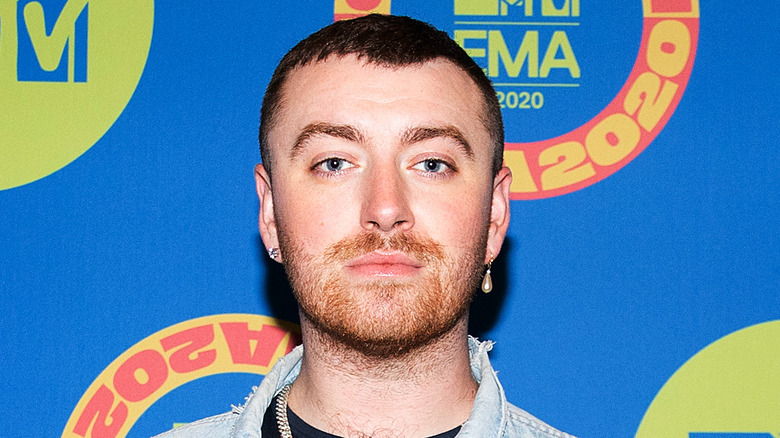 Sam Smith attending the MTV EMAs