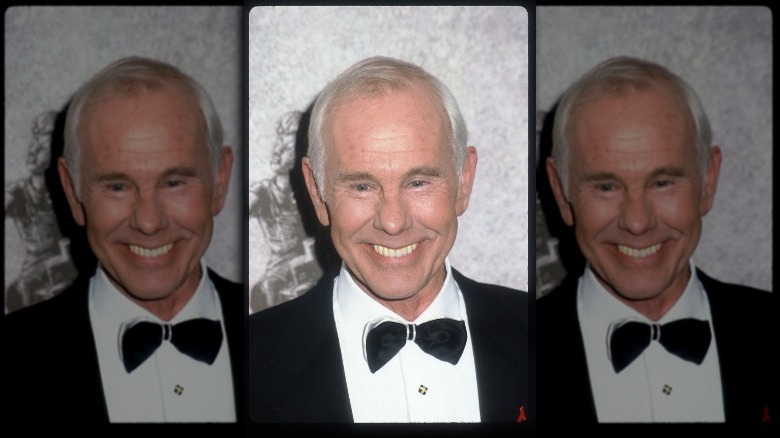 Johnny Carson smiling