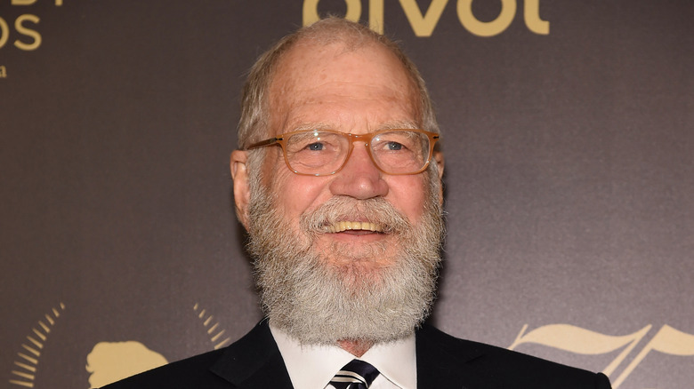 David Letterman smiling