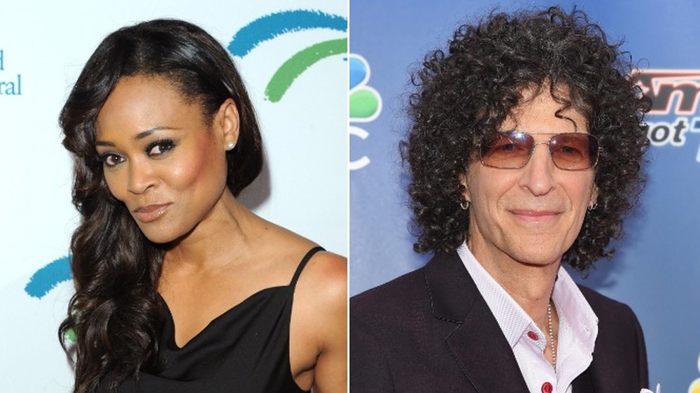 Robin Givens and Howard Stern; split