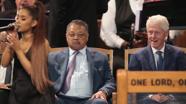 Ariana Grande, Rev. Jesse Jackson, Bill Clinton