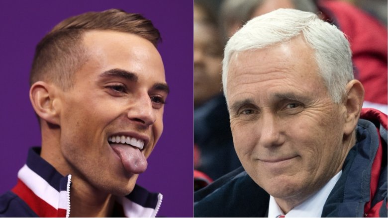 Adam Rippon and Mike Pence