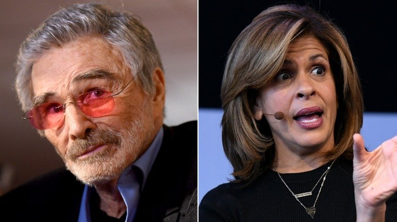 Burt Reynolds and Hoda Kotb