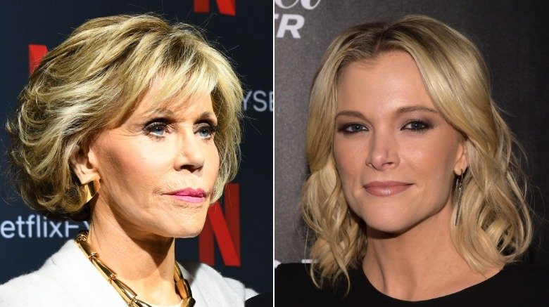 Jane Fonda and Megyn Kelly