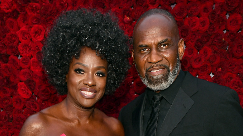 Viola Davis and Julius Tennon smiling