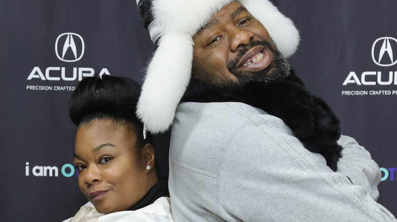 Biz Markie back-to-back with Roxanne Shante