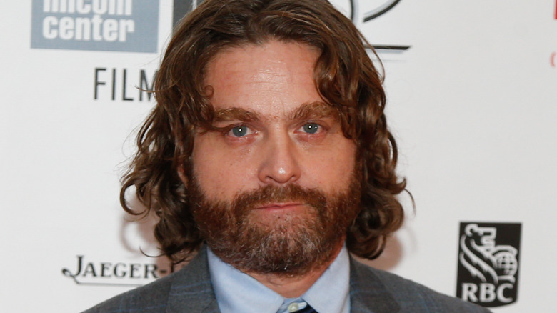 Zach Galifianakis posing