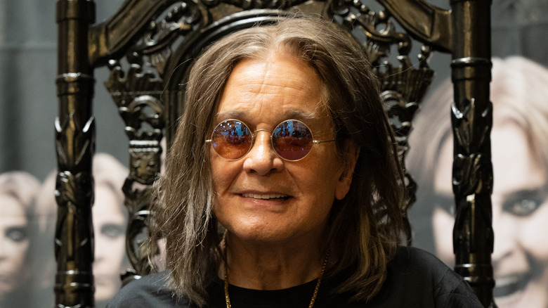 Ozzy Osbourne smiling