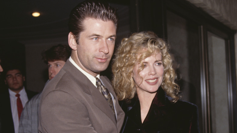 Alec Baldwin and Kim Basinger posing