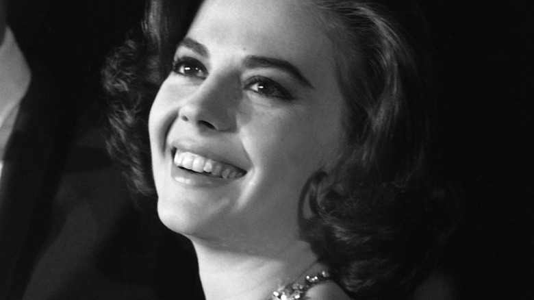 Natalie Wood smiling on the red carpet