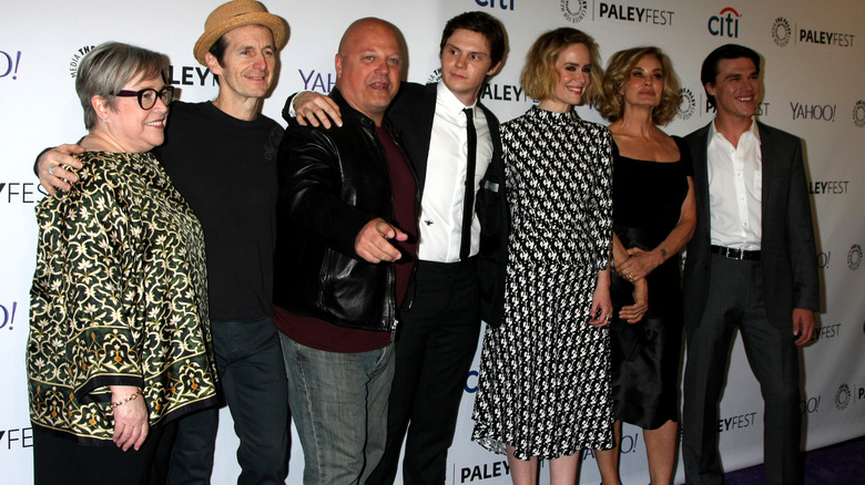 Finn Wittrock and the cast of "American Horror Story: Freak Show"