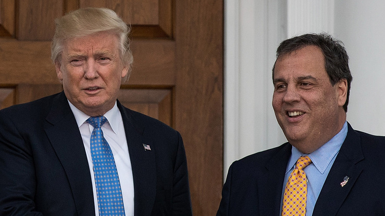 Donald Trump with Chris Christie 