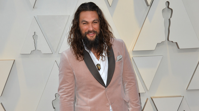 Jason Momoa velvet suit