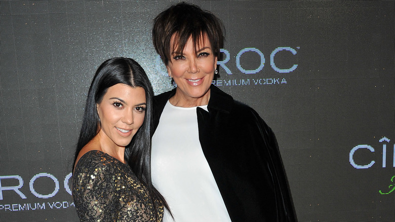 Kourtney Kardashian and Kris Jenner